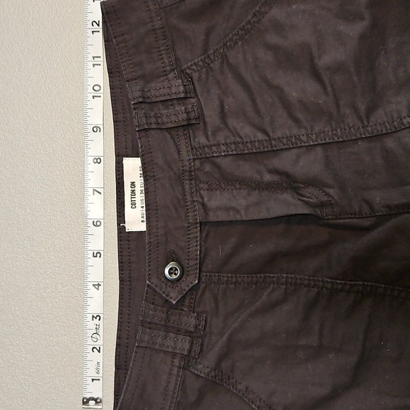 Cotton On Bootleg Cargo Pant - Black- Size 4 - Picture 8 of 9